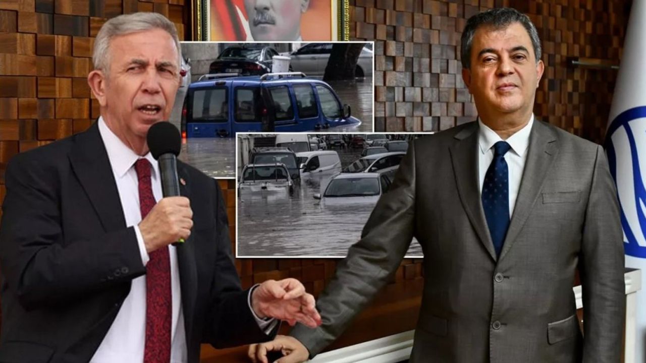 Mansur Yavaş, Ankara'daki sel felaketi faturasını AKSİ'nin Genel Müdürüne kesti!